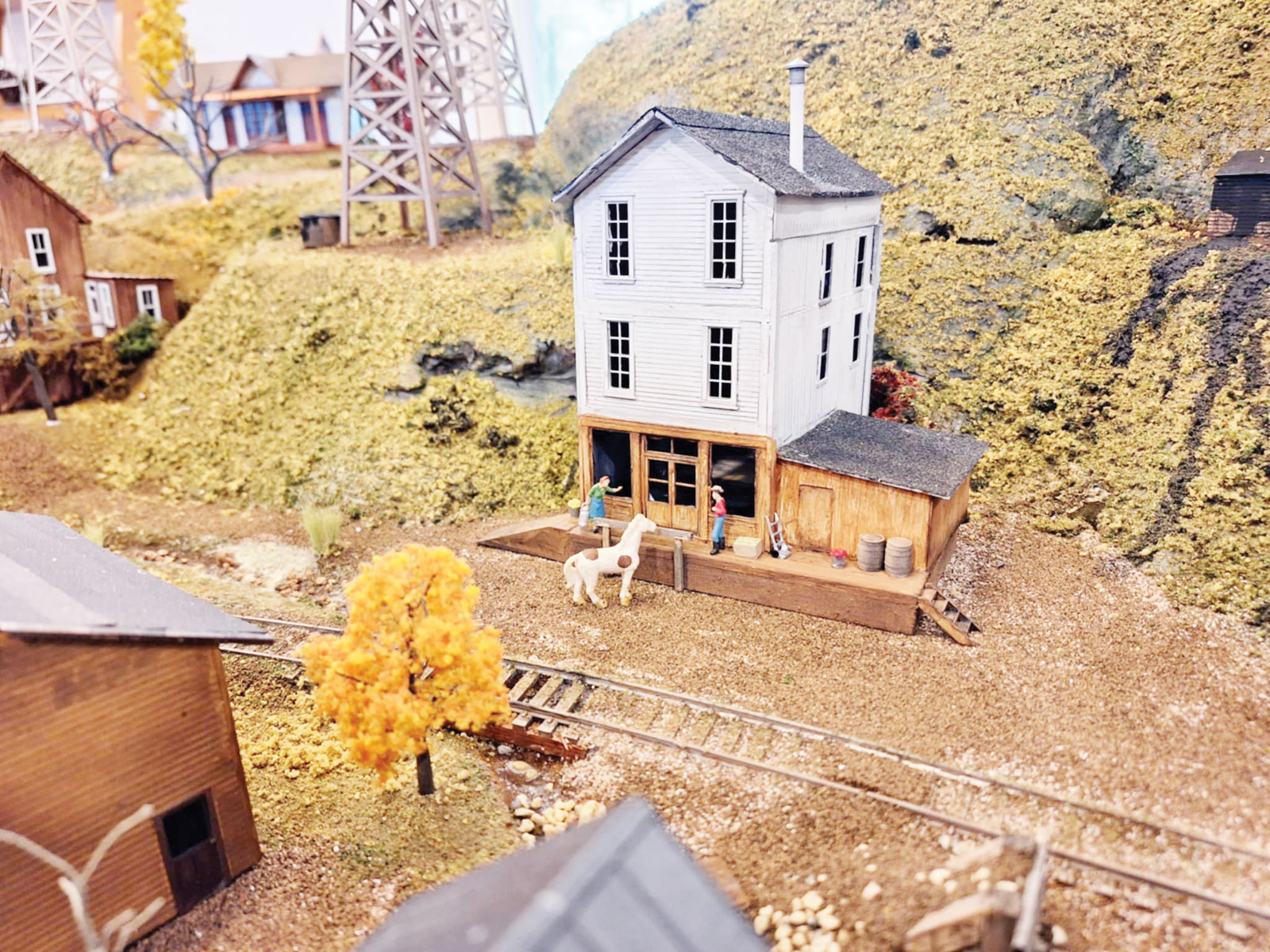Alive in model form: Historic Boomtown replica installed at